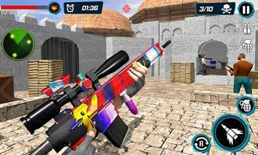 Combat Shooter 2: FPS Shooting Game Mod Apk (Dumb Enemy) 2