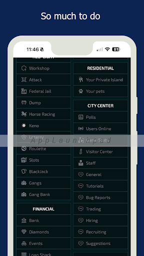 Android application Crime Synidicate screenshort