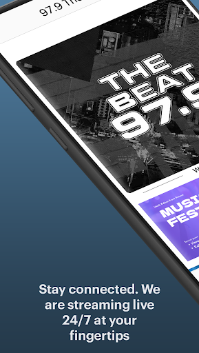 Android application 97.9 The Beat screenshort