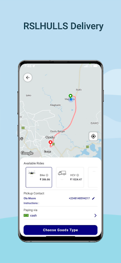 Android application Rodnav screenshort