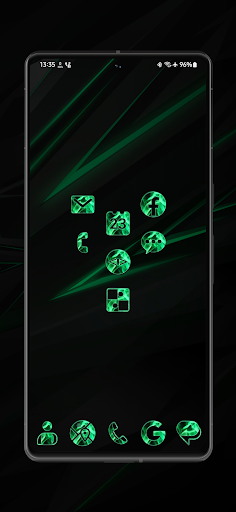 Emerald Smoke Icon Pack Screen 3