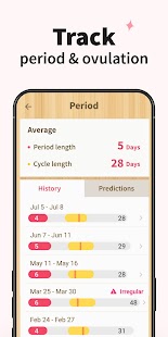 Period Calendar Period Tracker Screenshot