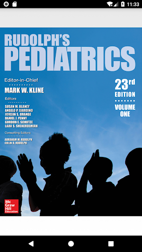 Android application Rudolph's Pediatrics, 23rd Edi screenshort