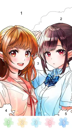 Game screenshot 楽しい色：ハッピーカラーリングブック apk download