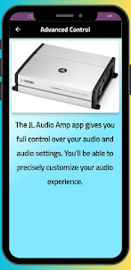jl audio amp guide