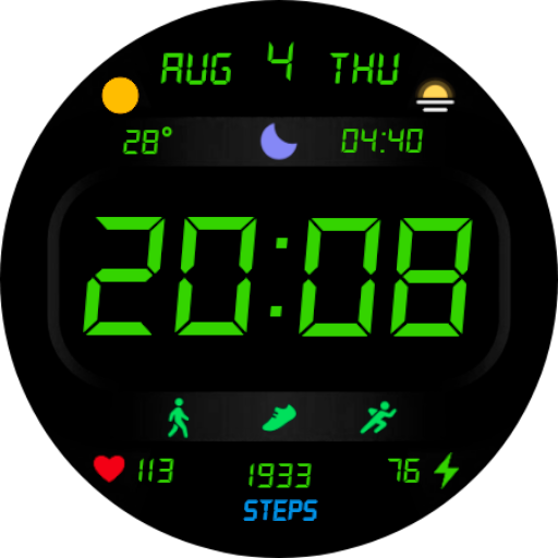 LCD Watch Face Wear OS logo