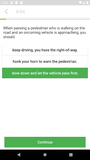DMV Practice Test Maine 2023 Screen 3