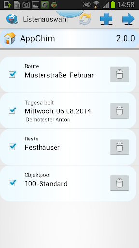 Android application AppChim screenshort