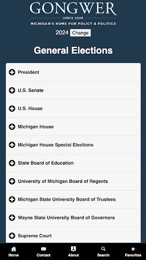 Michigan Elections Screen 2