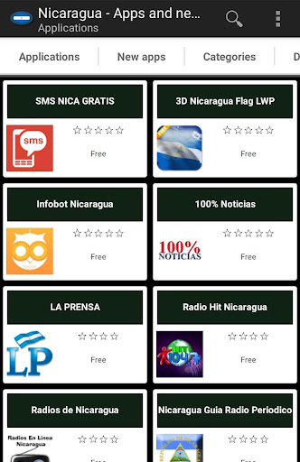 Android application Nicaraguan apps and games screenshort