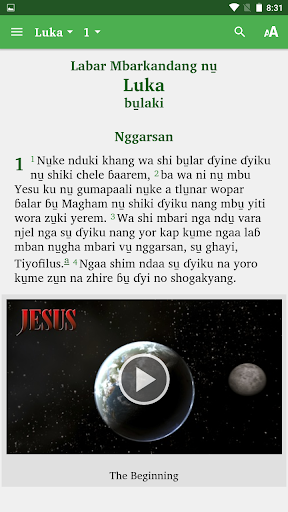 Android application Nyimatli (Tera) - Bible screenshort