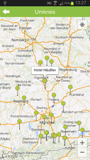 Motorradhotels Screen 3