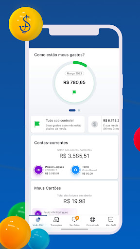 Android application Seu Bolso screenshort