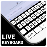 Free White Keyboard - Emoji, GIF, Stickers icon