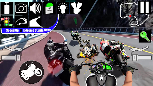 Bicicleta Corrida Jogo 3d:moto