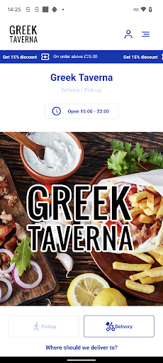 Android application Greek Taverna screenshort