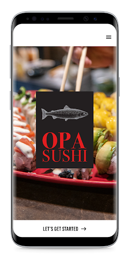 Android application Opa Sushi screenshort
