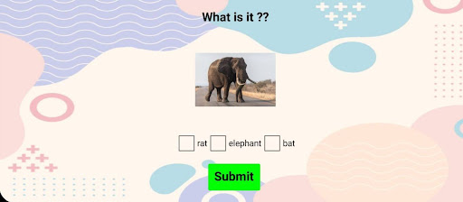 Android application ZooQuiz screenshort