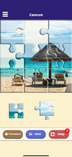Android application Cancun Love Puzzle screenshort