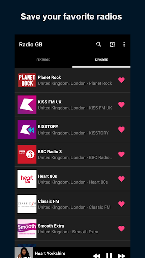 Radio UK: Dab, AM & FM Radio Screen 2