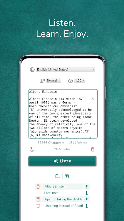 Text reader - text and voice - 1.0.17 - (Android)