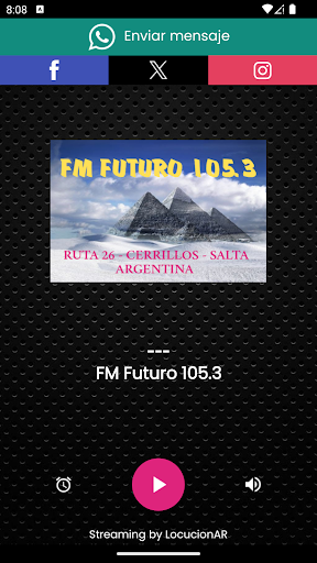 Android application FM Futuro 105.3 screenshort