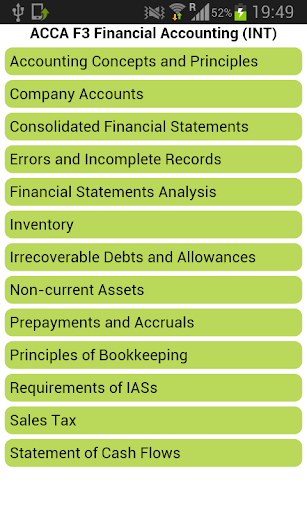 ACCA F3 Financial Accounting Screen 2