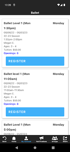 Wishes Dance Studio Screen 3