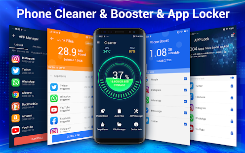 Reiniger - Telefon Booster Screenshot