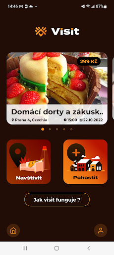 Android application VISIT – nice to meet you screenshort