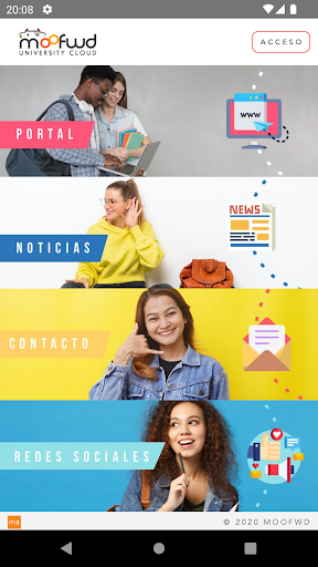 Android application UNIVERSITY CLOUD screenshort