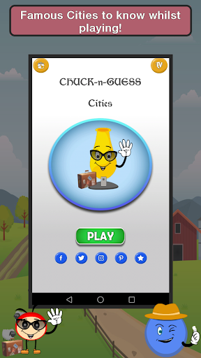 Android application Chuck n Guess Cities screenshort