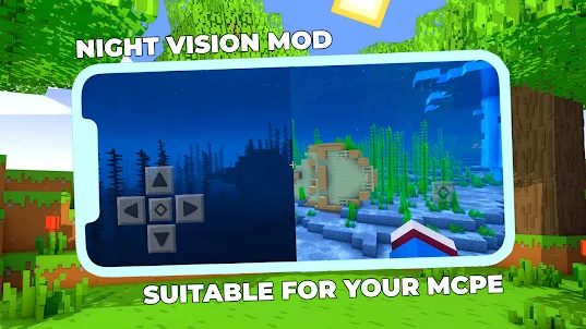 Night Vision Mod Minecraft PE