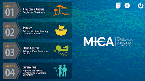 Android application MICA - Región de La Araucanía screenshort