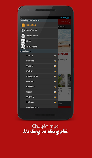 Bao Phap Luat Mobile Screen 3