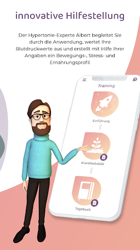 actensio: Bluthochdruck-App Screen 2