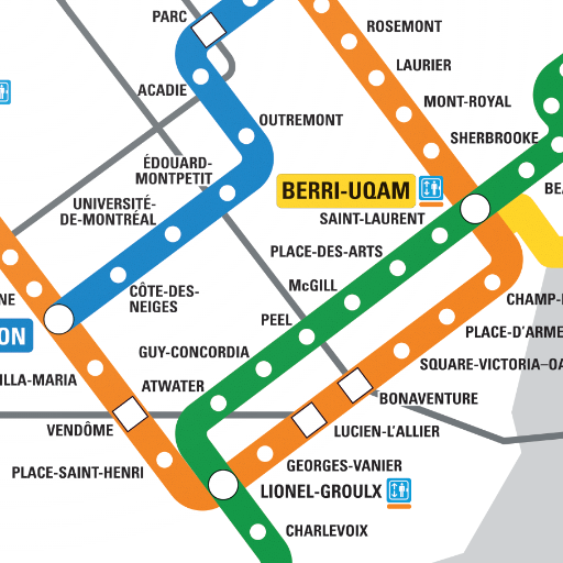 MontrealMetroMap logo