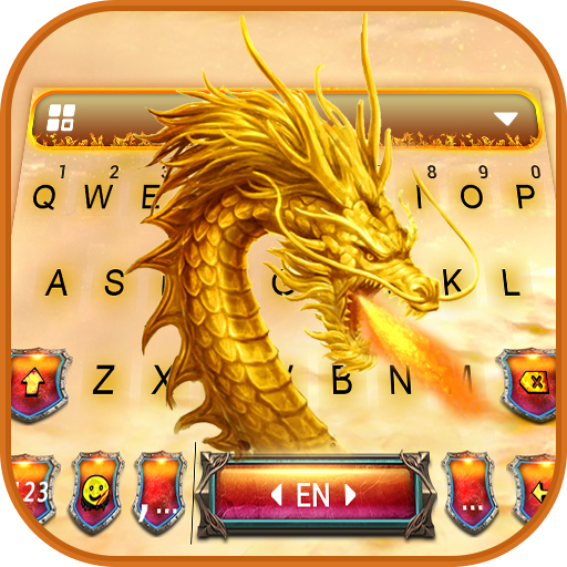 Golden Dragon Flame Keyboard T 1.0 Icon