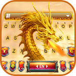 Cover Image of Unduh Golden Dragon Flame Keyboard T  APK