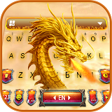 Golden Dragon Flame Keyboard Theme icon