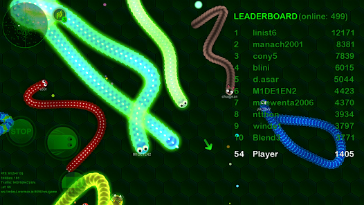 Super Crazy Snake: Worm IO Multiplayer Online Slither War Game - Free Skins  Version by Ha Le