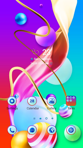 Colorful Ball - Wallpaper Screenshot