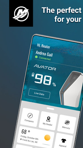 Android application Mercury Marine screenshort