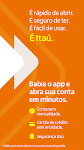 screenshot of Banco Itaú: abrir conta online
