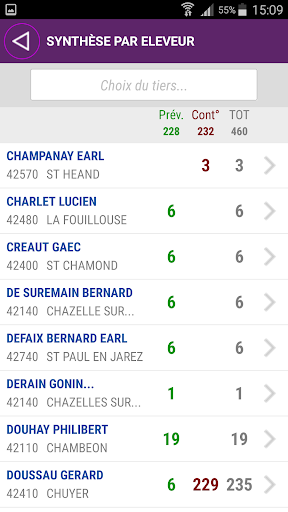 Android application Gicab Contractualisation screenshort