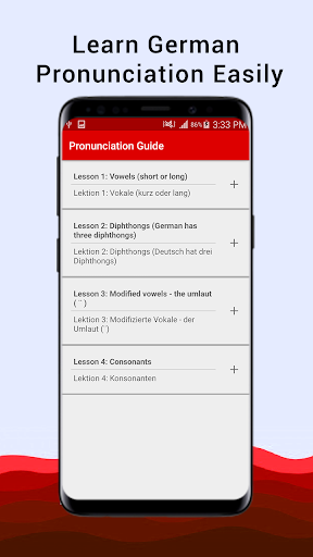 German Pronunciation Screen 2