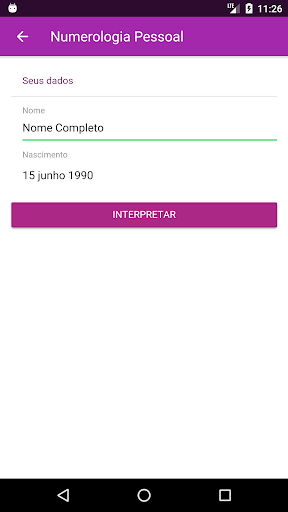 Numerologia Pessoal Screen 2