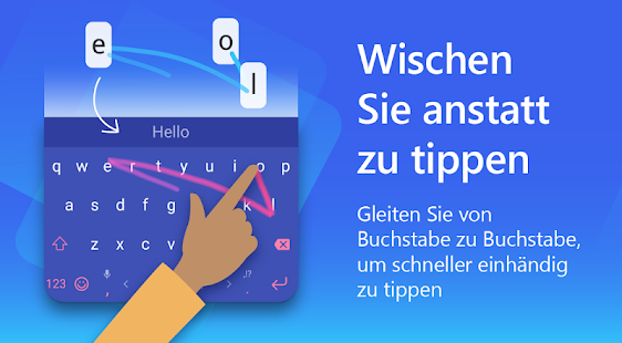 Microsoft SwiftKey-Tastatur Screenshot