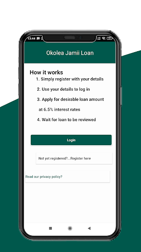 Okolea jamii loan Screen 2
