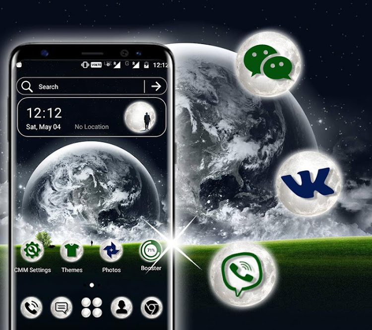 Moon Night Launcher Theme - 2.9 - (Android)